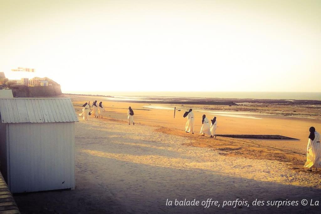 La Baleine Bleue Saint-Aubin-Sur-Mer (Calvados) Exterior foto